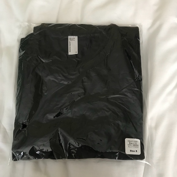 NWT American Apparel black ponte mini dress LBD - Picture 2 of 4